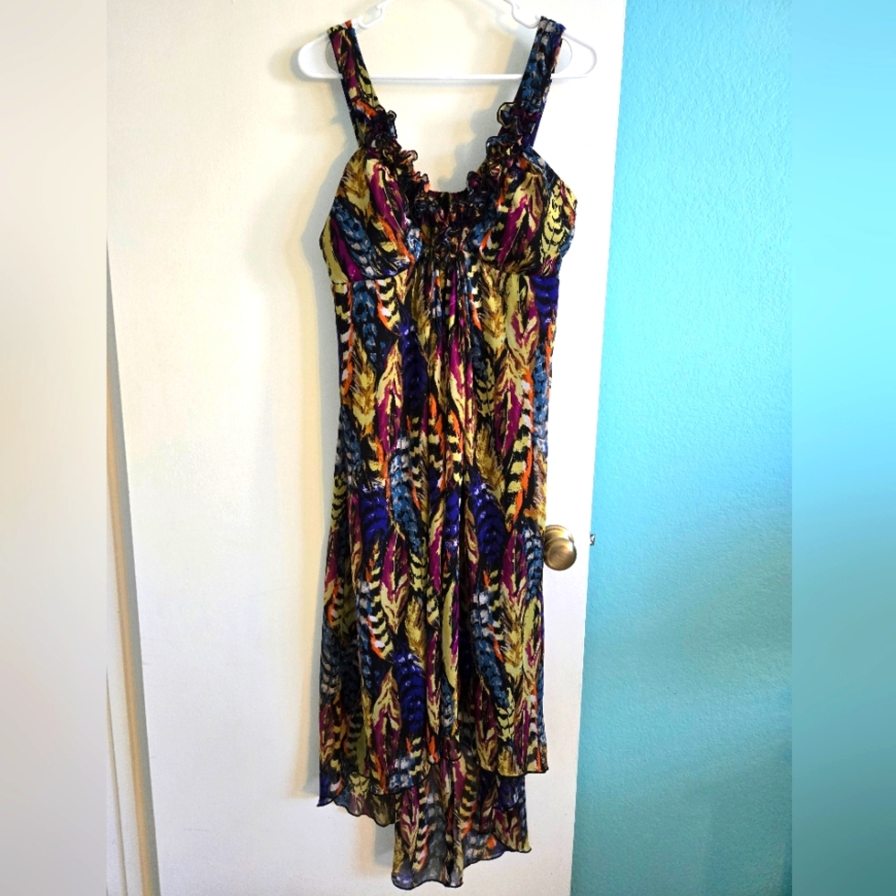 Cynthia Rowley Multicolor Sleeveless Dress Size 14